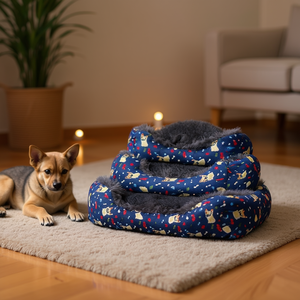 Set di cuccette per animali Casahorra in 3 misure con fondo antiscivolo per cani e gatti - Product Image 3