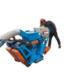 Máquina de granallado móvil horizontal portátil para descalcificación de óxido de cubierta de barco