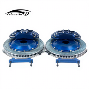Kit pinza freno grande in alluminio 670 6-pot ad alte prestazioni con disco rotore da 355/380mm per ruota da 18/19/20 pollici per infinite - Product Image 1