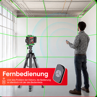 Produit très vendu 4D 360 °   Niveau laser à faisceau vert 16 lignes, auto-nivelant, étanche IP54, pour la pose de carrelage, de plafonds et d'armoires