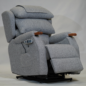 Modern Electric Recliner Chair <b>One</b> Seater Extendable <b>Zero</b> Gravity Power lift Sofa with dual motors and and movable wheels - Product Image 6
