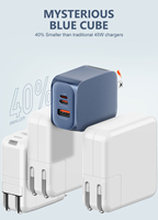 LDNIO Q6 Gan 45w Multi Plug PD/QC3.0 Super Fast Charger Quick Charger Adapter With 3 USB Port for Travel Mobile Phone Laptop