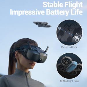 Drone caméra D JI Neo 135g, vidéo ultra-stabilisée 4K, photographie aérienne à distance 7KM, vlogging, convivial pour les débutants, camping - Product Image 2