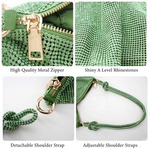Luxury Diamond Bag Ladies Shoulder Bags Rhinestone Party Clutches Wedding Evening Bag <b>Purse</b> for Women - Product Image 4
