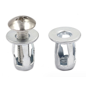 Tuerca de remache de cabeza con brida de acero inoxidable, tuerca de expansión de metal de pétalo para piel de hierro de pared hueca - Product Image 5