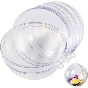 Bolas de Navidad Transparentes Abribles al por Mayor, Decoración Colgante Rellenable para Tiendas Minoristas y Escaparates Navideños - Product Image 2