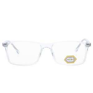 Nouvelles lunettes anti-lumière bleue minimalistes carrées unisexe, monture en plastique, pont moyen, pour myopie, style 1230 - Product Image 1