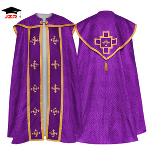 Abito <span class=keywords><strong>da</strong></span> <span class=keywords><strong>Uomo</strong></span> Stile Retrò Medievale, Veste <span class=keywords><strong>da</strong></span> Sacerdote, Monaco, Missionario, Mantello per Feste e Costumi Cosplay - Product Image 5