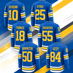 Maillots de hockey cousus pour hommes 25 Kyrou 55 Parayko 18 Robert <span class=keywords><strong>Thomas</strong></span> 84 Ozzy 50 Binnington 10 Brayden Schenn S-3XL - Product Image 1
