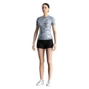 Camiseta de Protección Solar para Mujer, Hecha de Tela Elástica Ligera, Proporciona Protección Solar Superior y Rendimiento Flexible al Aire Libre - Product Image 4