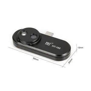 Großhandel flir smartphone thermische kamera-2021 Auf Lager HT-102 Handy Digital AI Infrarot-Wärme bild kamera für Smartphone OEM ODM