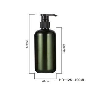 HD-125 400Ml Pet Plastic <b>Bottle</b> Lotion <b>Pump</b> Cylinder Personal Care Packaging - Product Image 3