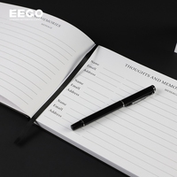 Libro de Condolencias de Cuero Premium con Logotipo en Lámina Plateada, Personalizable, para Servicios Funerarios