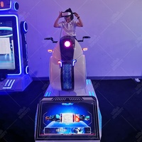 Simulador de Carreras de 360 Grados, Simulador de Carreras de Coches VR, Cabina de Juego con Asiento de Movimiento, Simulador de Realidad Virtual 9D