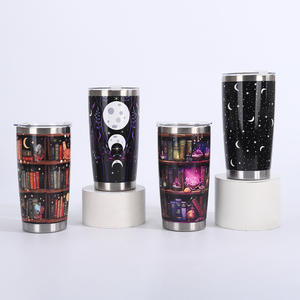 แก้วน้ำสแตนเลสลายพรางขนาด 20 ออนซ์ พิมพ์ลายธงชาติอเมริกันแบบ 3 มิติ ด้วยเทคนิค UV ปิดผนึกสุญญากาศ เก็บอุณหภูมิได้นาน 6-12 ชั่วโมง เหมาะสำหรับกิจกรรมกลางแจ้ง - Product Image 2