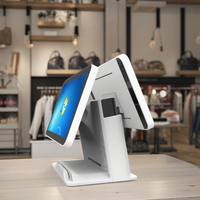 Windows Met Twee Schermen 10 Multi-In-One Pos Voor Groenten En Fruit Touchscreen Kassa Voor Efficiënt Beheer