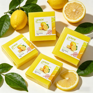 Savon rafraîchissant hydratant de luxe anti-acné à la papaye, carotte, citron, curcuma et acide kojique pour le contrôle du sébum - Product Image 2
