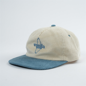Cappelli in Velluto a Coste a 5 Pannelli Yukaihe con Visiera Leggermente Curva, Cappelli Non Strutturati Personalizzati Stile Papà - Product Image 3