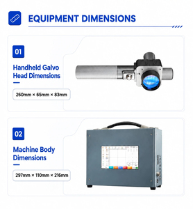 Machine de marquage laser à fibre mobile pour grandes pièces métalliques, équipements extérieurs et objets fixes - Product Image 4