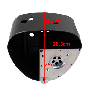 กล่องเก็บของกลางสีดำ Herzkasten สำหรับ Simson S50 S51 S70 สำหรับอะไหล่แต่งโครงรถ Ost DDR - Product Image 6