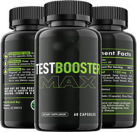 Boost Max Capsules Supplément pour Homme Améliore l'Energie Naturelle Endurance Force Booster