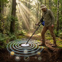 Détecteur de métaux industriel professionnel GDX-8000, haute sensibilité, pour la recherche d'or souterrain