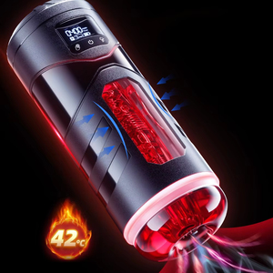 Masturbateur masculin automatique chauffant à succion, machine sexuelle vibrante, godet de masturbation en silicone, jouet sexuel pour hommes, articles pour adultes - Product Image 3