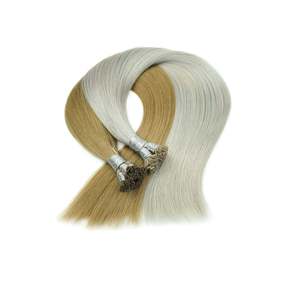Pointe en F en kératine, cheveux 100% humains vierges, brillance de verre, résistants à la décoloration, faible MOQ, en stock, livraison rapide - Product Image 6