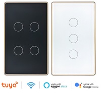 Interrupteur intelligent Wi-Fi Zigbee UBARO Vietnam Standard, cadre en aluminium, commande à distance par application, commande vocale Alexa, usine d'origine