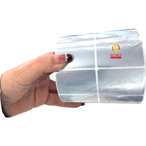 Etiquetas adhesivas de código de barras plateadas mate personalizadas, etiqueta adhesiva resistente a los arañazos, etiqueta adhesiva de código de barras - Product Image 2