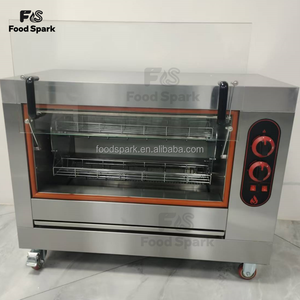 Orizzontale commerciale in acciaio inox elettrico pollo rosticcerie Grill macchina cosce di pollo forno rotante da forno - Product Image 2