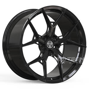 XL Gloss Black 1-teilige Mono block Deep <span class=keywords><strong>Concave</strong></span> Custom Forged Deep <span class=keywords><strong>Concave</strong></span> Räder für Corvette Mercedes audi bmw - Product Image 3