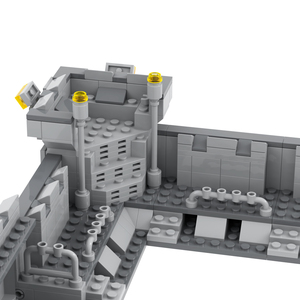 MOC5038 Serie Espacial Militares Guerras Fuerte Base Pared Puerta de Entrada Modelo DIY Bloques de Construcción Educativos Juguetes para Niños - Product Image 4