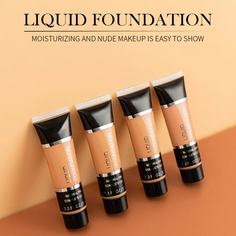 Natural Private Label Makeup Oil Lighting Foundation Plant Makeup Customize Formulation Waterproof Liquid Foundation