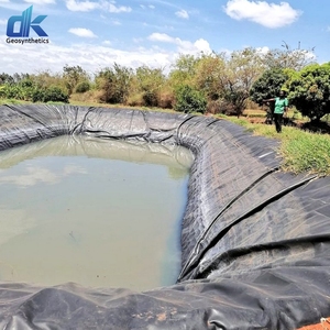 Revestimiento de estanque de peces Precio de Geomembrana de HDPE para lagos artificiales 0,75mm 0,5mm 0,3mm Revestimiento de estanque de Geomembrana - Product Image 4