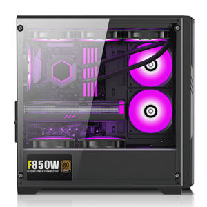 Новый дизайн Lovingcool, лидер продаж, настольный игровой чехол Gabinete de PC, акриловый M-ATX мысленный шкаф для компьютера Mid Tower Case - Product Image 3