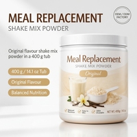 Poudre de préparation pour shake de remplacement de repas en marque blanche OEM, pot de 400g, saveur originale, nutrition équilibrée