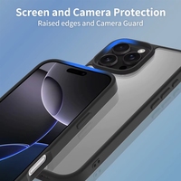 Étui transparent translucide antichoc pour 16 Pro, coque de téléphone portable avec sensation de peau