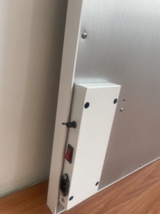 Termostato a soffitto a infrarossi portatile e indipendente da 800W a 1000W e Timer riscaldatori radianti neri - Product Image 5