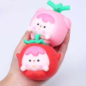 Jouets pour bébés en forme de fruits OEM, en matériau TPR, jouet <span class=keywords><strong>anti</strong></span>-<span class=keywords><strong>stress</strong></span> mignon, balle sensorielle, cadeau pour enfants, jouets sensoriels pour les enfants de 14 ans et plus - Product Image 1