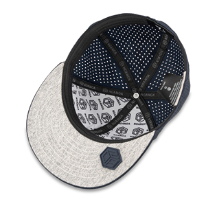 Gorra TCAP Azul Marino Personalizable con Parche de Goma, Gorra Ajustada Impermeable - Product Image 6