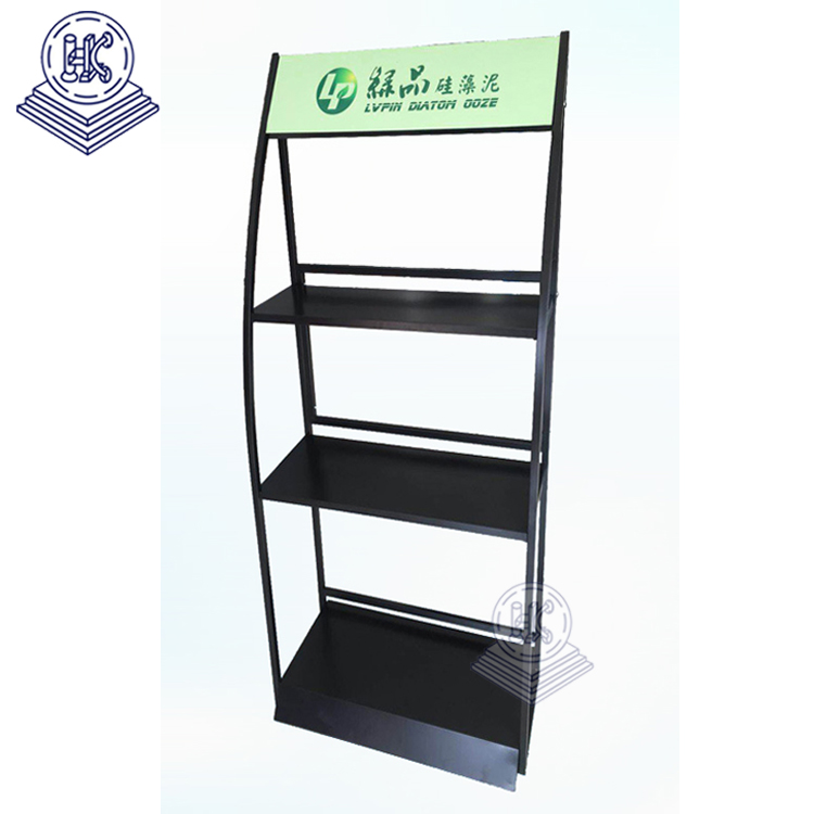 lubricant display stand floor standing with branding