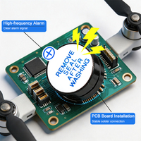 12065 12x6.5mm 3V/5V/12V 2.7kHz Zumbador Magnético Activo con Accionamiento Interno DC, Alarma de Sonido Continuo para Drones, Directo de Fábrica OEM