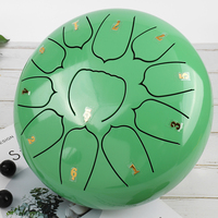 Factory Offer 10 Inch Percussion Tongue Drum with 11 Notes in D Minor Musical Instrument Hand Pan Drum