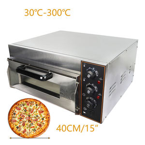 Horno de <span class=keywords><strong>Pizza</strong></span> Eléctrico Ecológico de Una Sola Cubierta para Uso en Cocina de Hogar o Restaurante, Hecho de Acero Inoxidable, para Hornear Pan y Repostería - Product Image 1