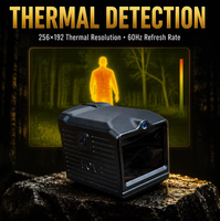 Lunette thermique BUZZARD Mini 256X192 13mm F1.0 60Hz IP67 étanche 1200g antichoc avec montage RMR