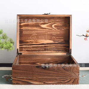 Wooden Storage <b>Box</b> Rectangle Solid Wood Jewelry <b>Box</b> Desktop Organizer With <b>Lock</b> For Gift Packaging - Product Image 3