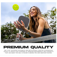 Ballon de Pickleball 2026 US Philippines, Meilleures Ventes, 40/26/48 Trous, en PE Moulé par Injection, Haute Élasticité, Durable pour Match et Entraînement