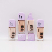 Fond de teint liquide mat imperméable en gros, longue tenue, contrôle du sébum, maquillage du visage