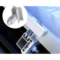 Kit de fixation rapide pour panneaux solaires en aluminium réglable – Supports d'installation rapide pour modules solaires